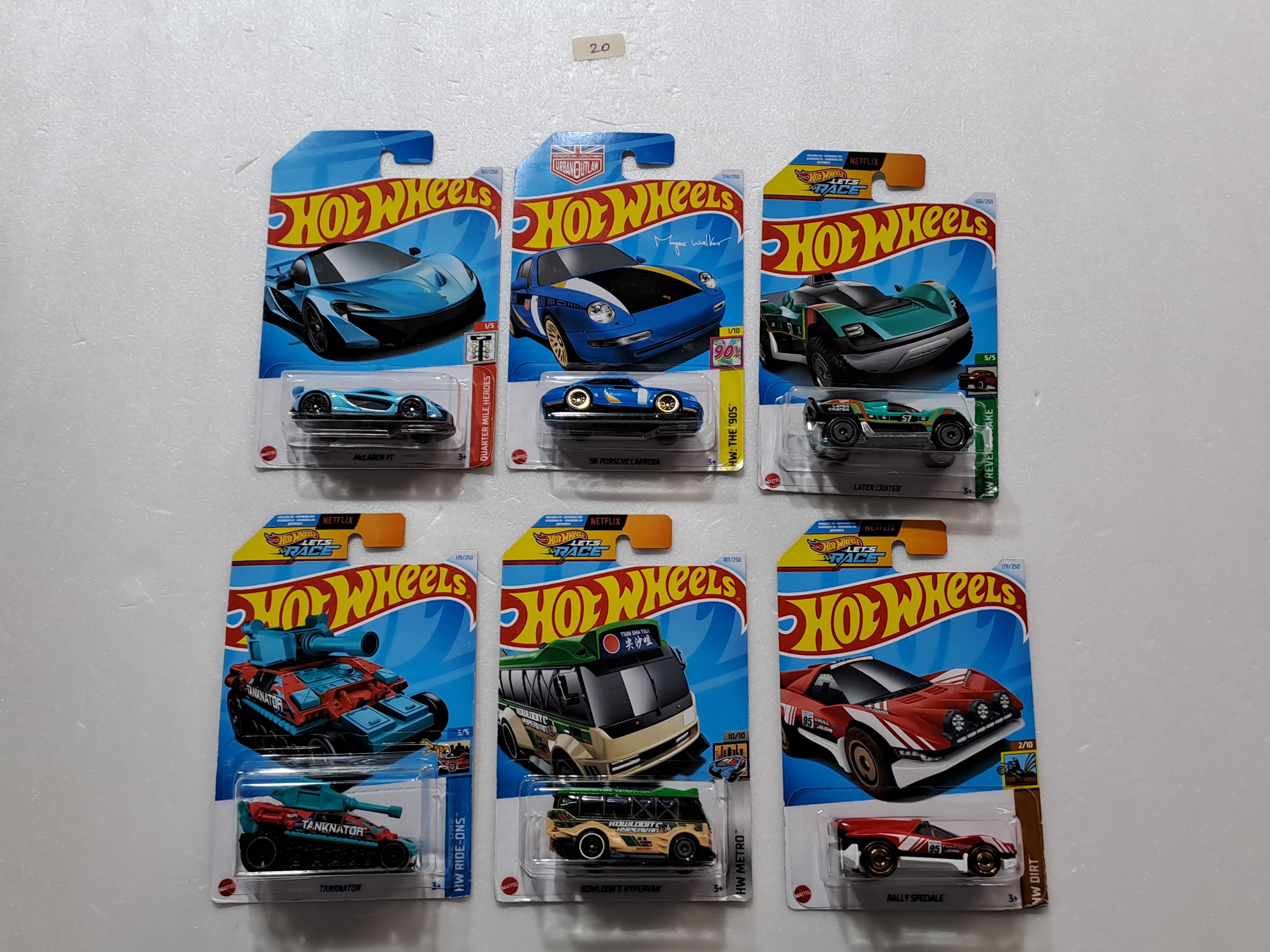 HOT WHEELS - CASE M- BASIC CAR ASSORTED (PACK OF 6 )-DIECAST