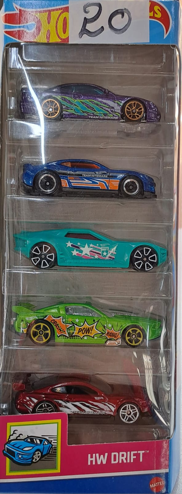 HOT WHEELS GIFT SET(PACK OF 5)