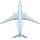 Airplane Diecast Metal JAL B777 16CM MODEL