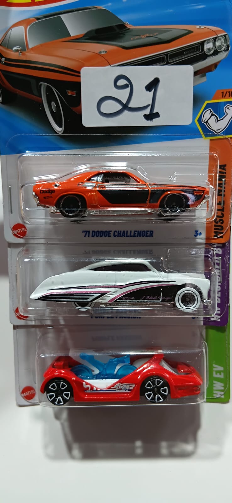 HOT WHEELS CASE-G MAINLINE (PACK OF 3) DIECAST