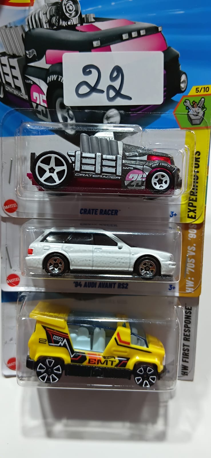 HOT WHEELS CASE-G MAINLINE (PACK OF 3) DIECAST