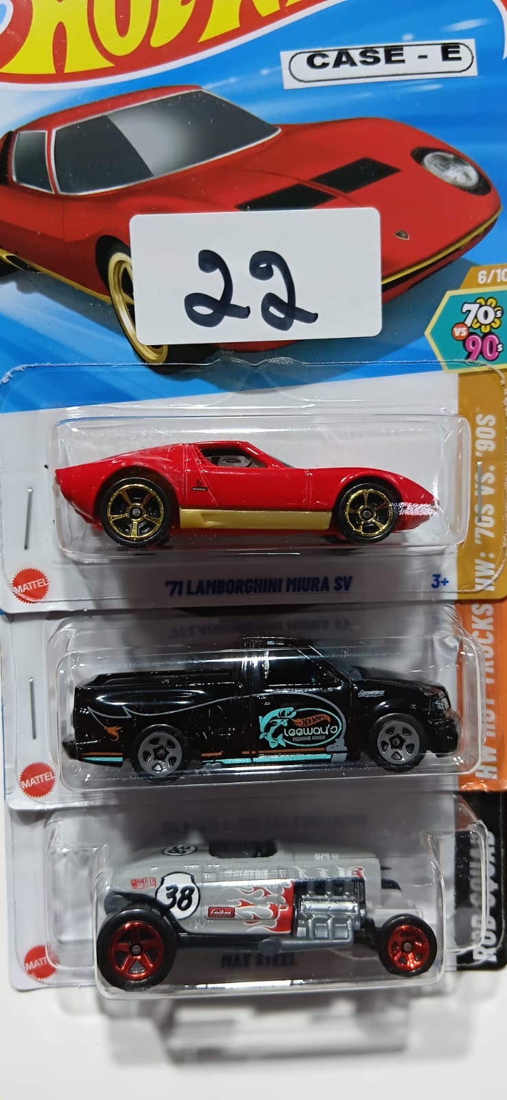 HOT WHEELS - CASE E (2025) - BASIC CAR ASSORTED (PACK OF 3 )-DIECAST