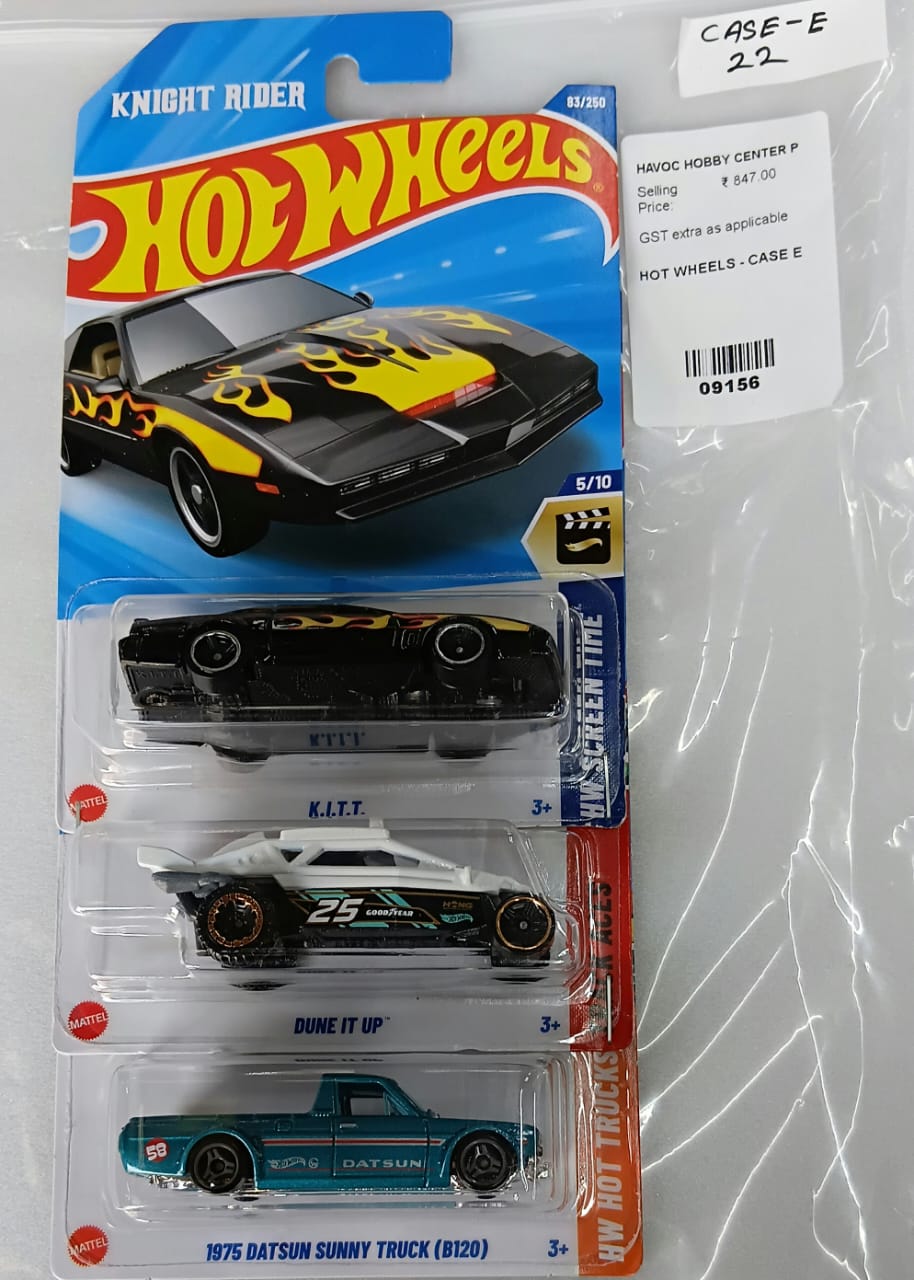 HOT WHEELS - CASE E (2025) - BASIC CAR ASSORTED (PACK OF 3 )-DIECAST
