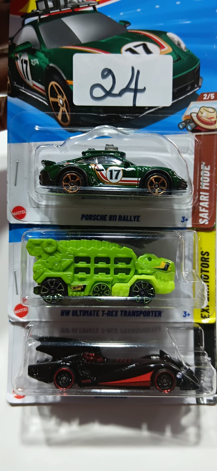 HOT WHEELS CASE-G MAINLINE (PACK OF 3) DIECAST