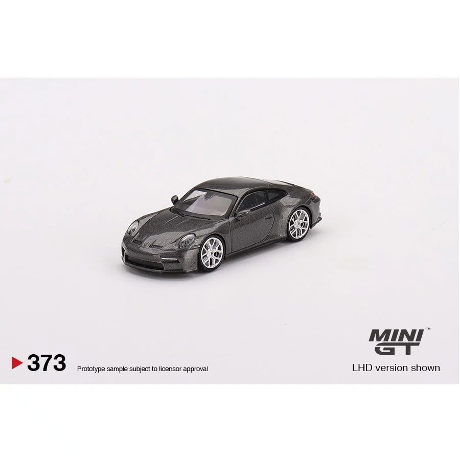 MINI GT Porsche 911 (992) GT3 Touring Agate Grey Metallic 1:64 Scale Diecast Car