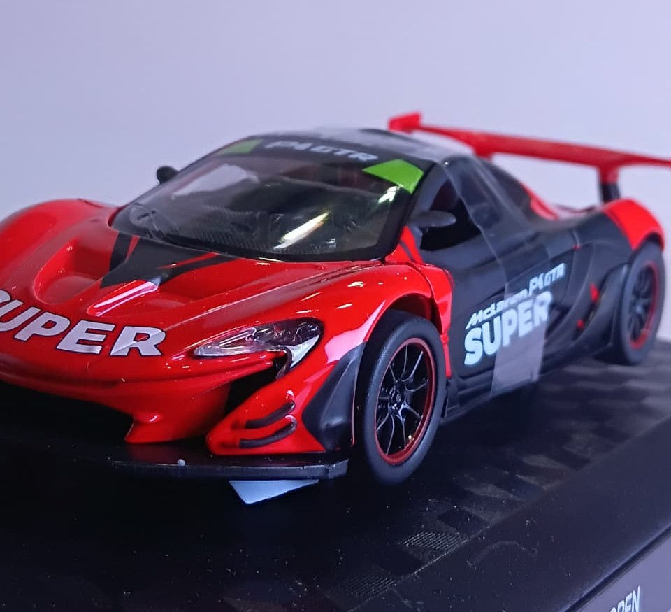 CCA MCLAREN P1GTR 1:31 DIECAST MODEL 88444K RED / BLACK
