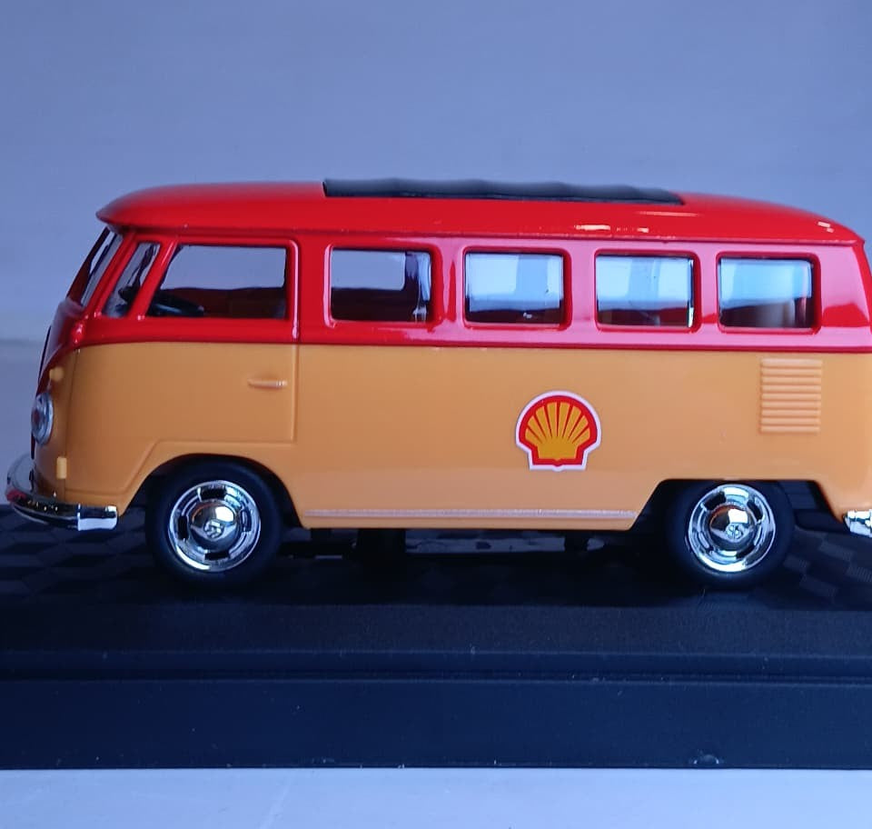 CCA 1:38 VOLKSWAGEN T1 DIECAST MODEL 67050E CAR RED/YELLOW