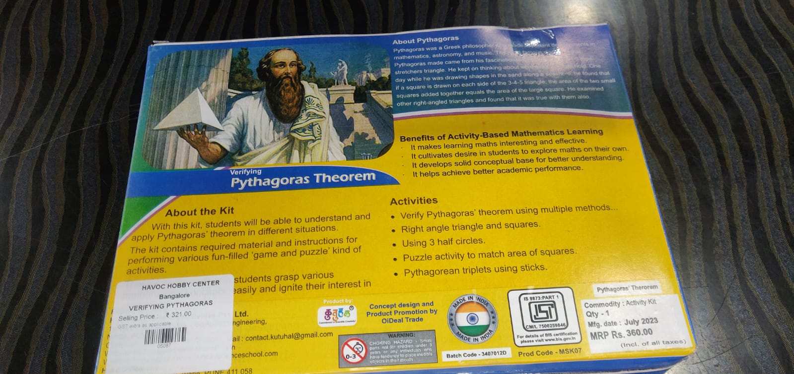 VERIFYING PYTHAGORAS THEOREM
