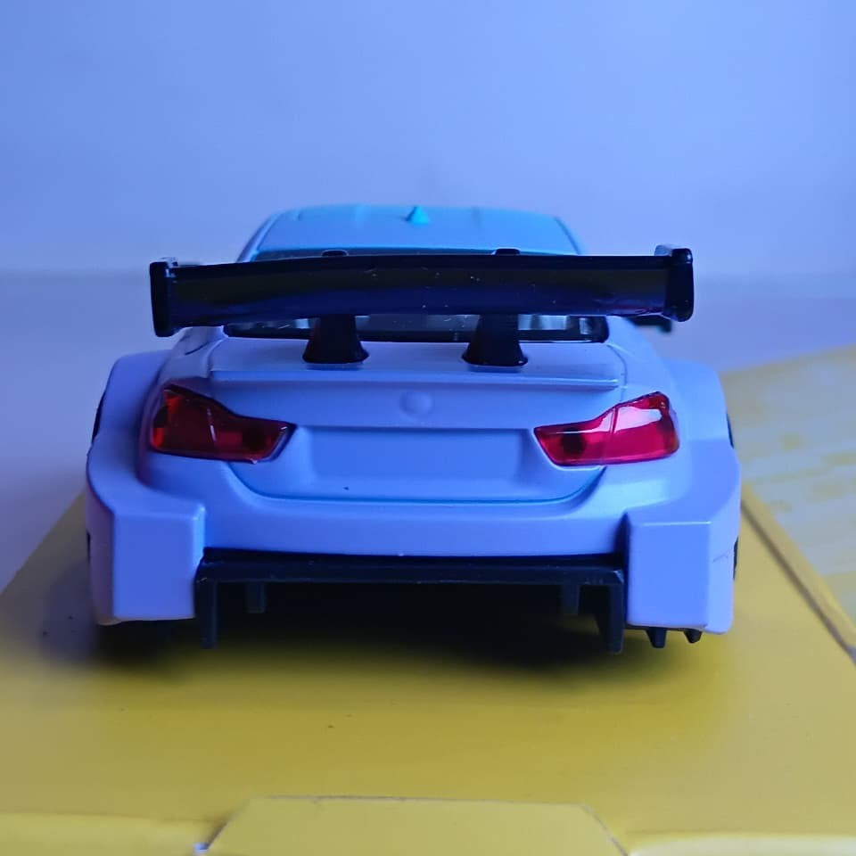 CCA 1:36 12024 BMW M4 DTM GREEN AND PURPLE DIECAST MODEL