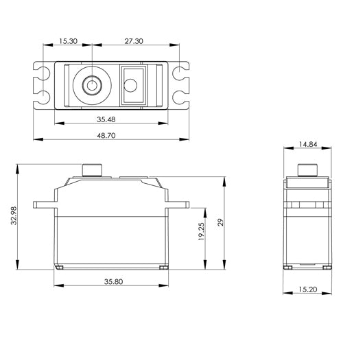 MKS DS8910 AVCS 760US DIGITAL SERVO 2.01KG/.054SEC/27G