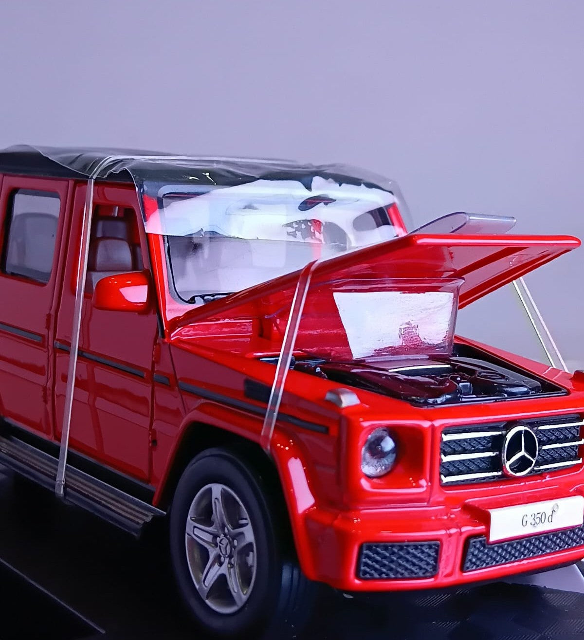 CCA MERCEDES BENZ G 350 D 1:32 DIECAST MODEL 88436K RED