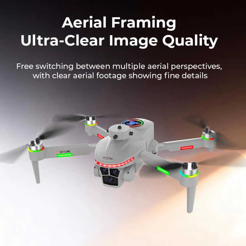 JJRC H139PRO HD INTELLIGENT AEROSPACE FLIGHT CONTROL DIGITAL 2.4G 4 CHANNEL DUAL CAMERA OBSTACLE AVOIDANCE BRUSHLESS AND LED LIGHT FOUR-AXIS RC DRONE