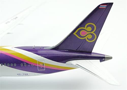 AIRPLANE DIECAST THAI HS-TQA BOEING 787-8 WITH LED LIGHT DISPLAY 47CM