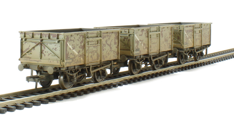 BACHMANN 37-235A OO GAUGE 1/76 SCALE 16 TON SET OF 3 MINERAL WAGONS BR GREY WEATHERED