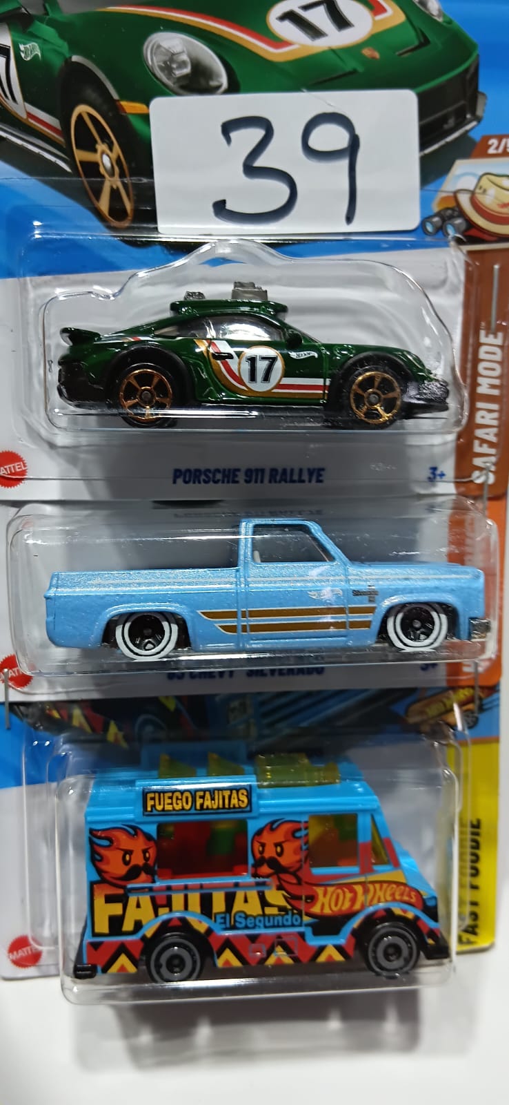 HOT WHEELS CASE-H MAINLINE (PACK OF 3) DIECAST