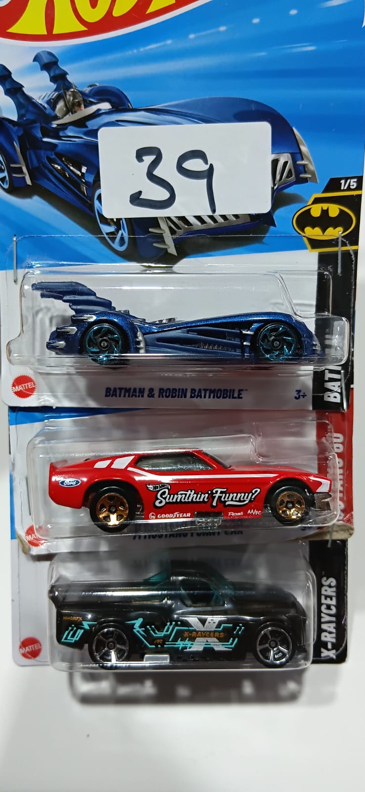 HOT WHEELS CASE-J MAINLINE (PACK OF 3) DIECAST