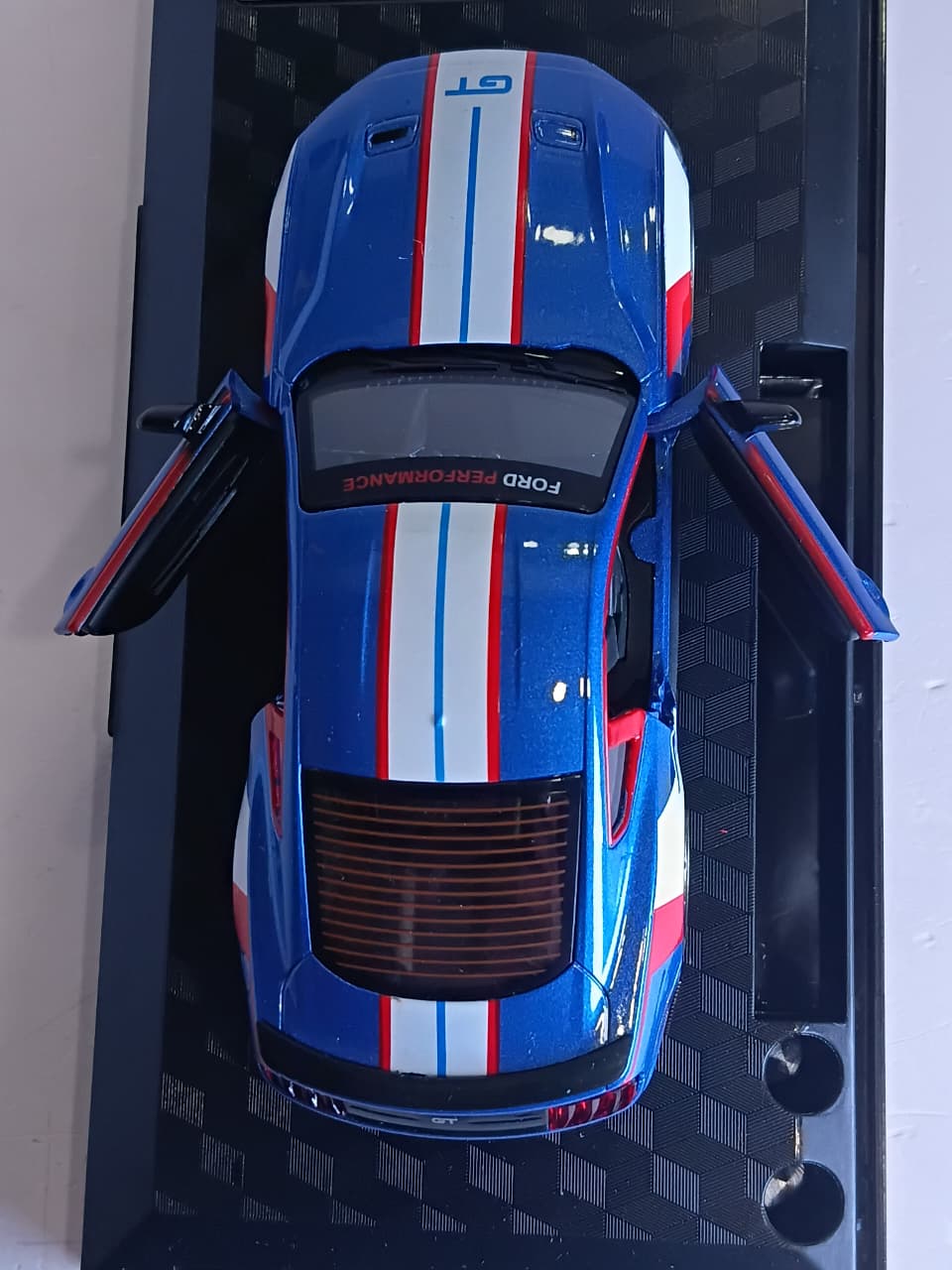 CCA FORD MUSTANG GT 2018 1:34 DIECAST MODEL 88702A BLUE