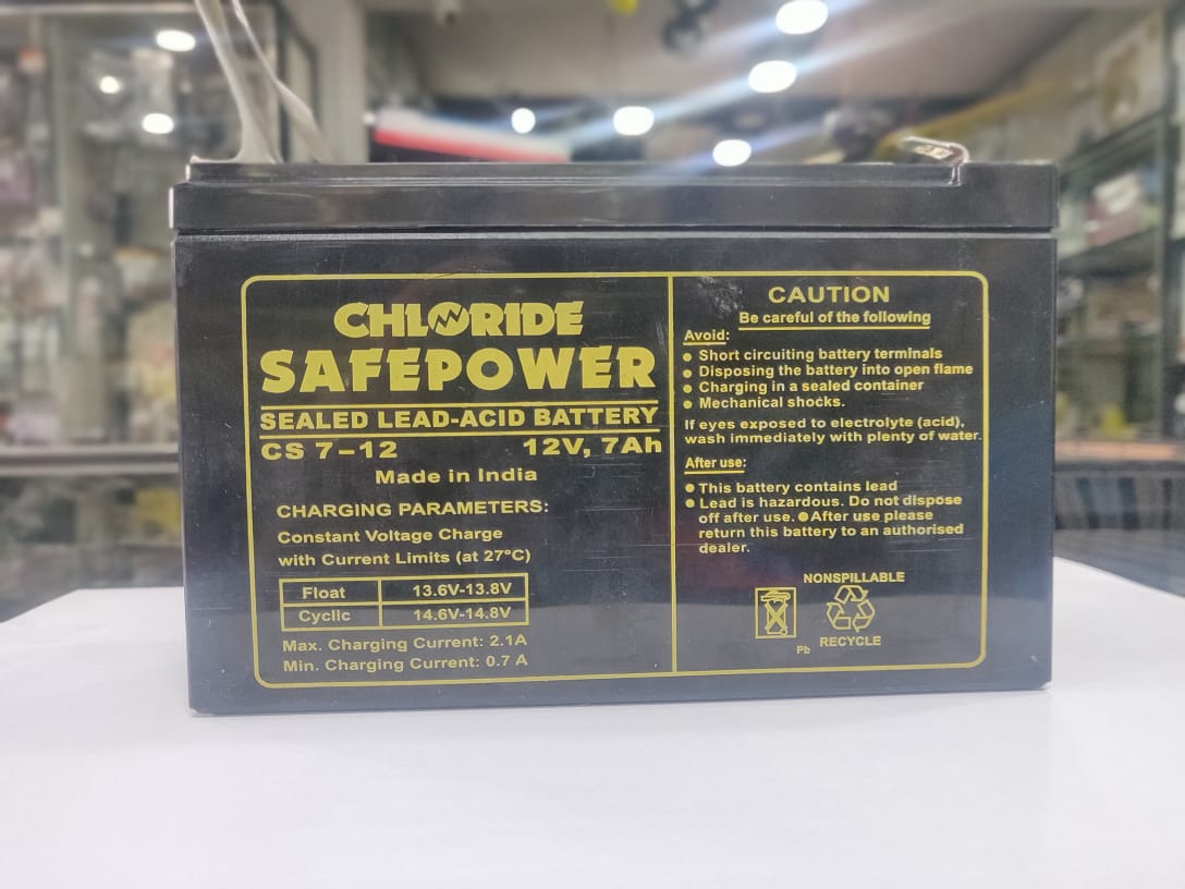 Exide CS 7-12 12V Battery 7AH