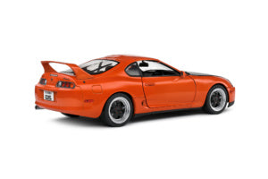 Solido Toyota Supra MK4 A80 Streetfighter - 1993 - Orange Diecast Car 1/8