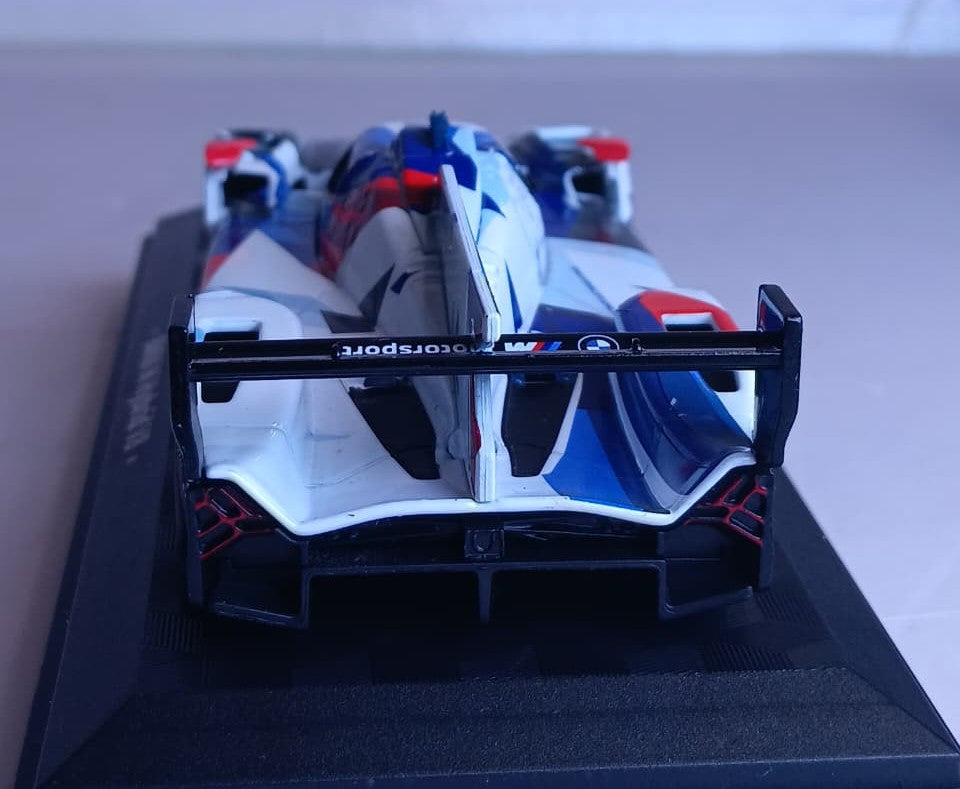 CCA BMW M HYBRID V8 1:45 DIECAST MODEL 67140A WHITE BLUE