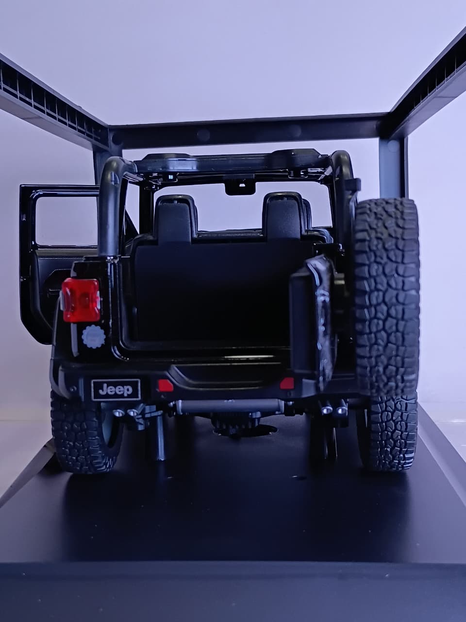 1:18 ALLOY CAR K1-13-A RECON JEEP RUBICON DIE-CAST MODEL BLACK