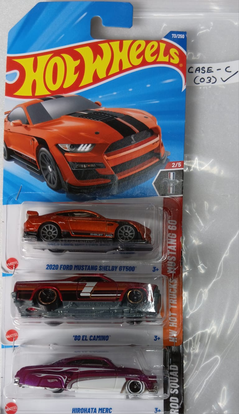 HOT WHEELS - CASE C (2025) - BASIC CAR ASSORTED (PACK OF 3 )-DIECAST