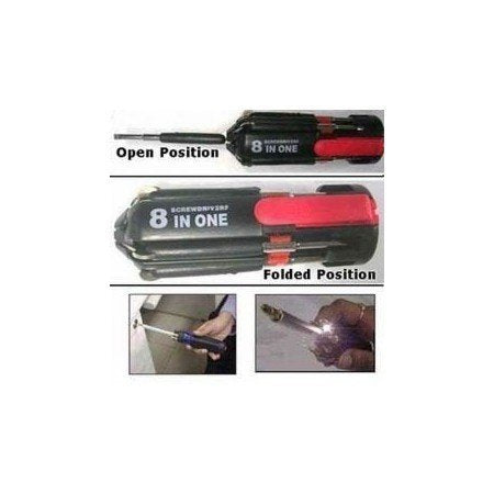 MULTI TOOL SCREW DRIVER WITH TORCH