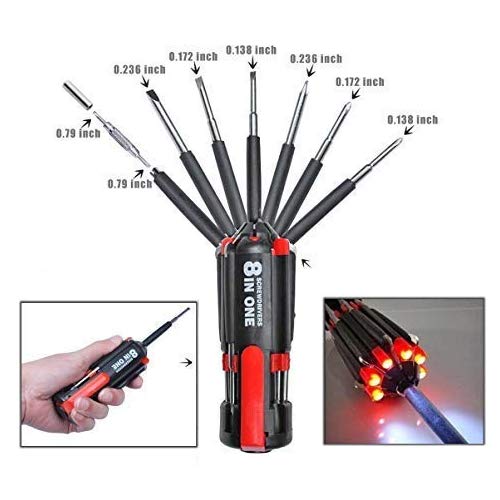 MULTI TOOL SCREW DRIVER WITH TORCH