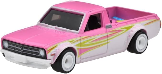 HOT WHEELS 2-PACK: 1975 DATSUN SUNNY TRUCK (B120) / CUSTOM '93 NISSAN HARDBODY (D21) –DIE-CAST CARS (9C6P)