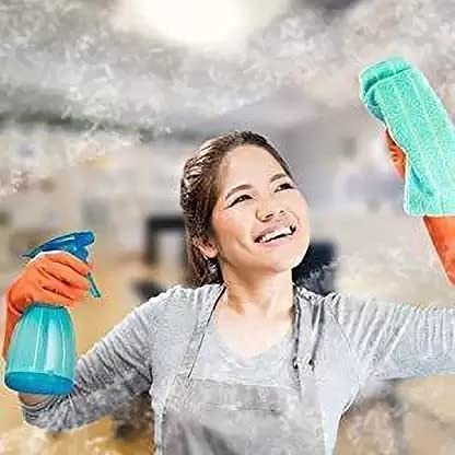 STOIC Spray Bottles Transprent Clean Squirt Bottle For Multi-Uses