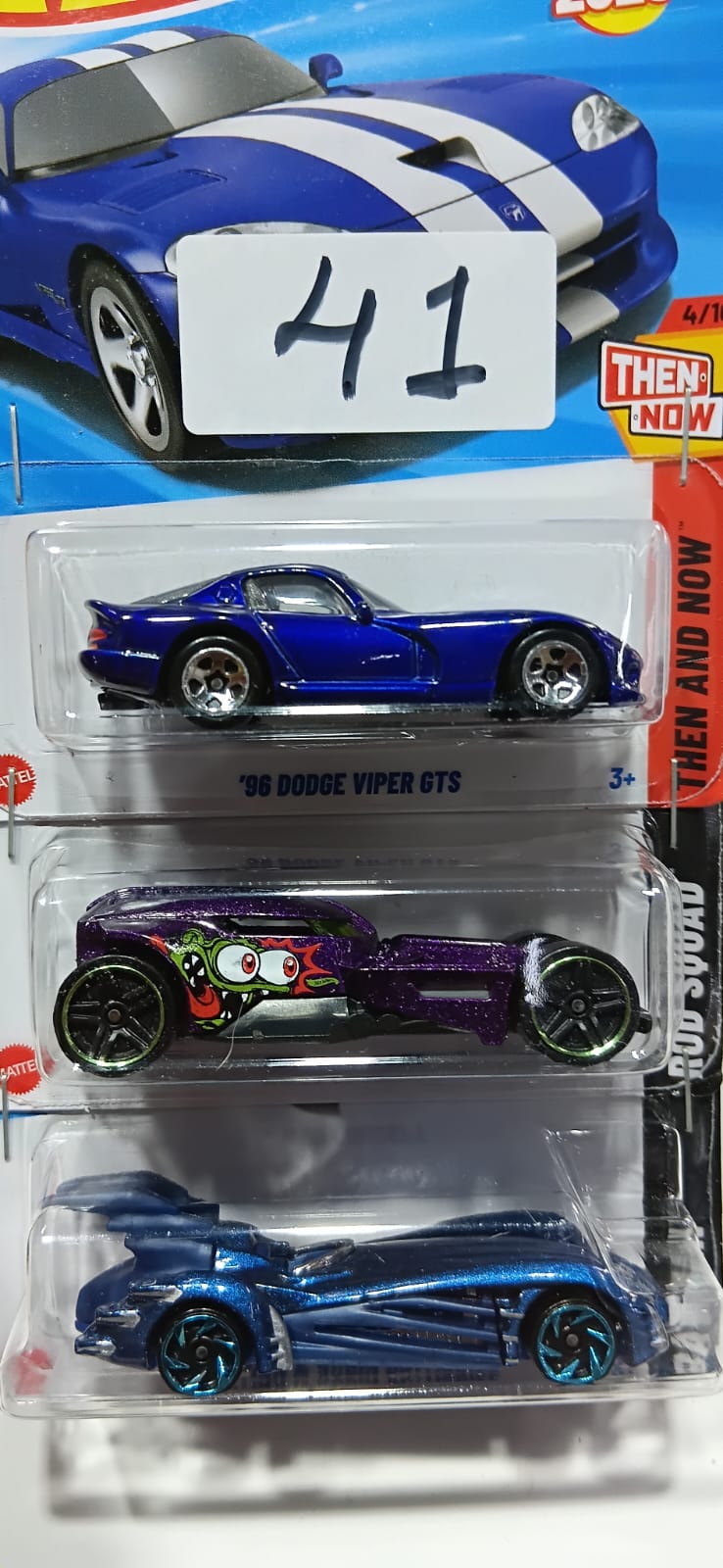 HOT WHEELS CASE-H MAINLINE (PACK OF 3) DIECAST