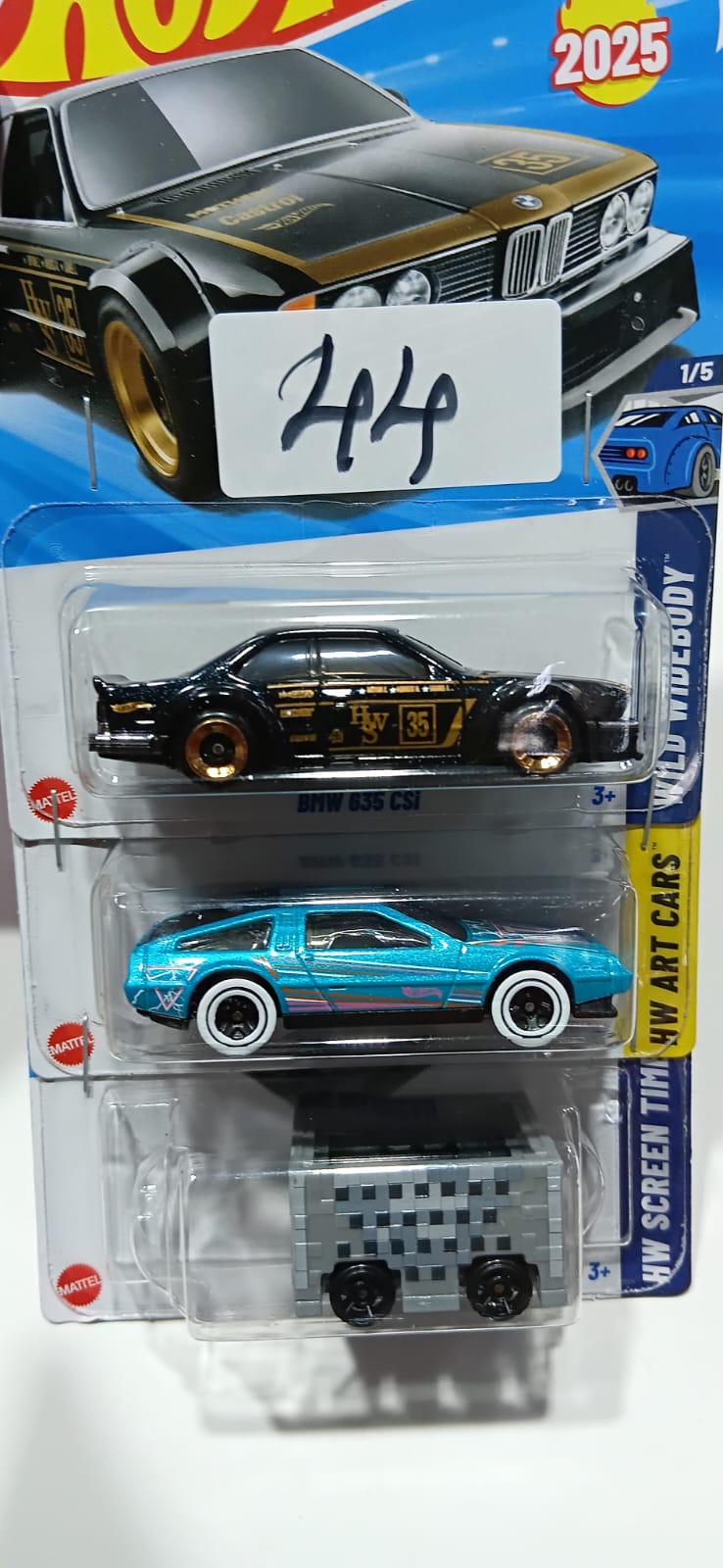 HOT WHEELS CASE-H MAINLINE (PACK OF 3) DIECAST