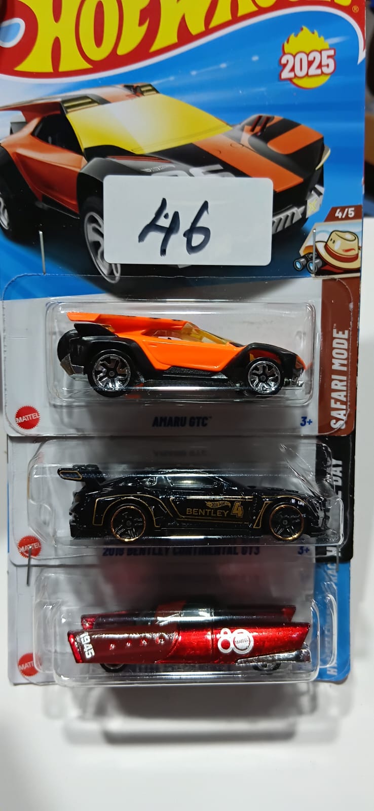HOT WHEELS CASE-H MAINLINE (PACK OF 3) DIECAST