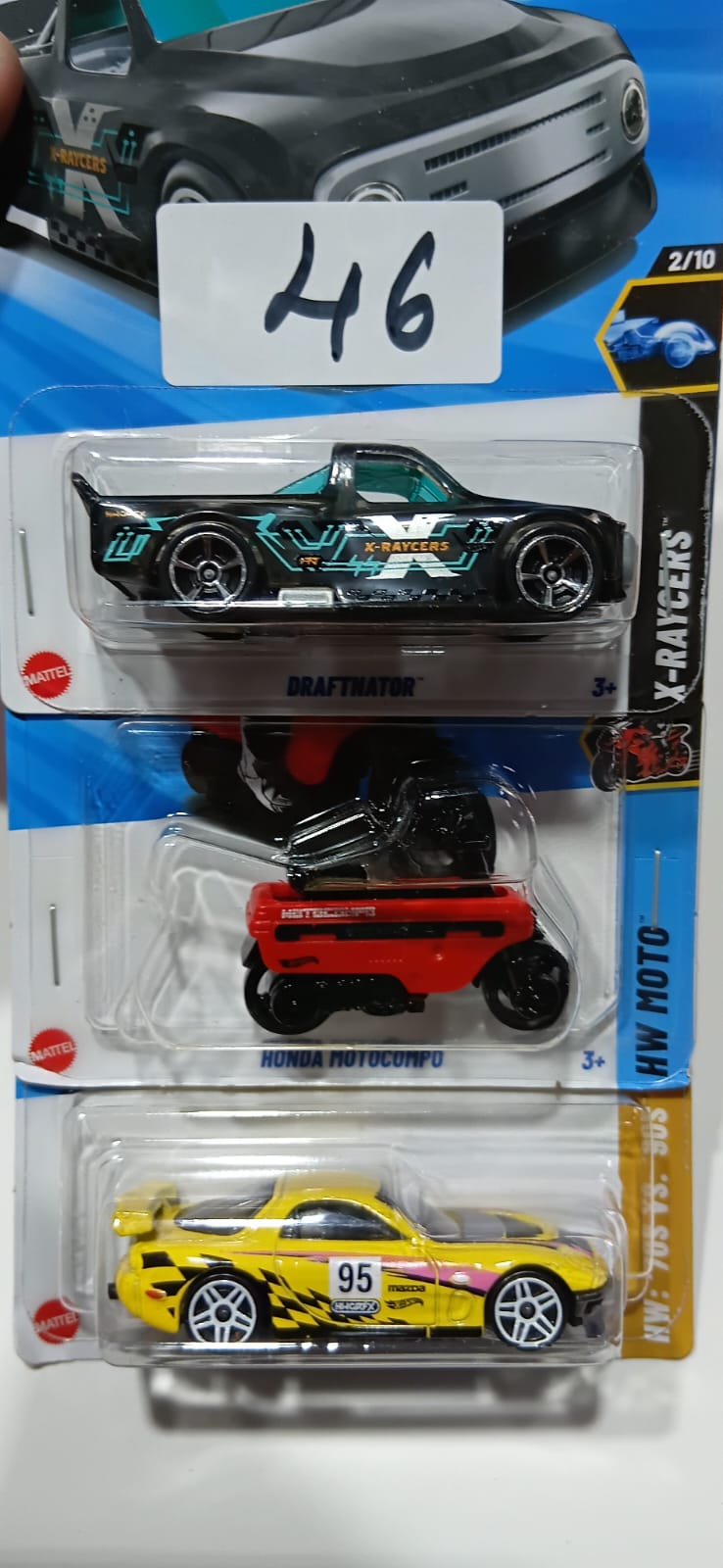 HOT WHEELS CASE-J MAINLINE (PACK OF 3) DIECAST
