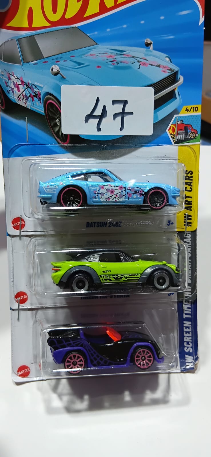 HOT WHEELS CASE-H MAINLINE (PACK OF 3) DIECAST