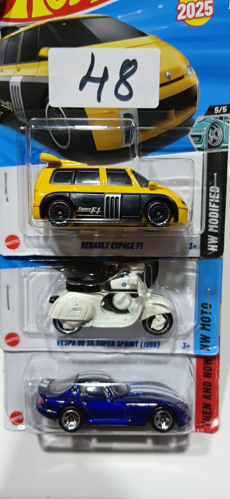 HOT WHEELS CASE-J MAINLINE (PACK OF 3) DIECAST