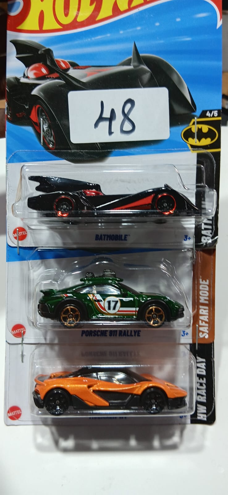 HOT WHEELS CASE-H MAINLINE (PACK OF 3) DIECAST