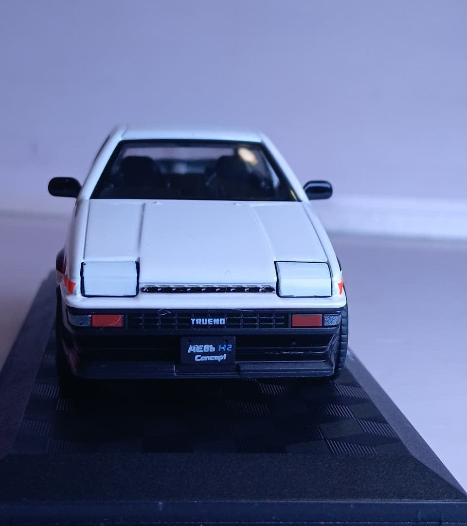 CCA 1:37 TOYOTA AE86 DIECAST MODEL 67137A CAR WHITE