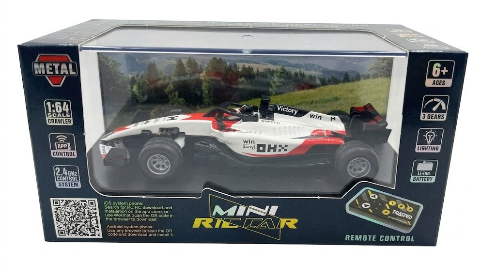 MINI RC CAR SPEED-REGULATING ALLOY FORMULA F1 HG4-292 1:64