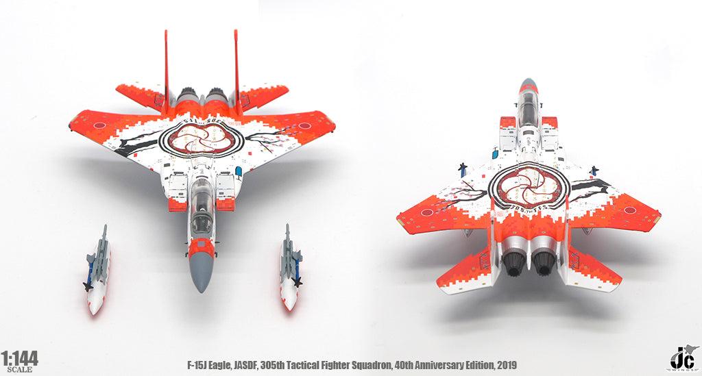 JC WING DIECAST AIRPLANE F-15J JAPAN AIR FORCE 1/144