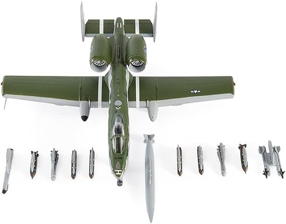 JC WING DIECAST AIRPLANE THUNDERBOLT US AIR FORCE A-10C 1/144