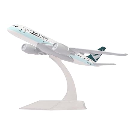 AIRPLANE DIECAST METAL CATHAY PACIFIC A350 32CM 1:200 SCALE