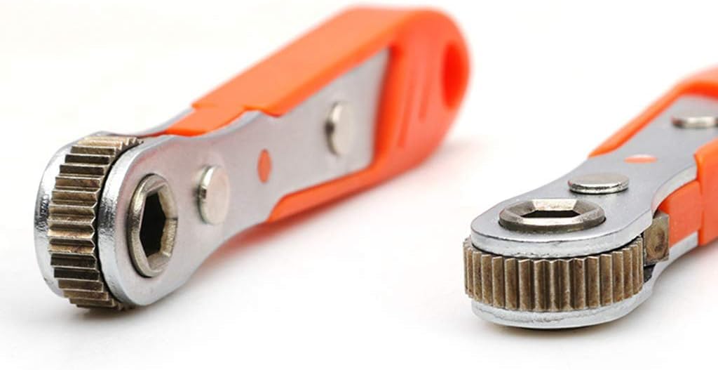 AASONS MINI MAGNETIC RATCHET WRENCH 1/4"(6.35MM) HEXAGON HEAD SCREWDRIVER