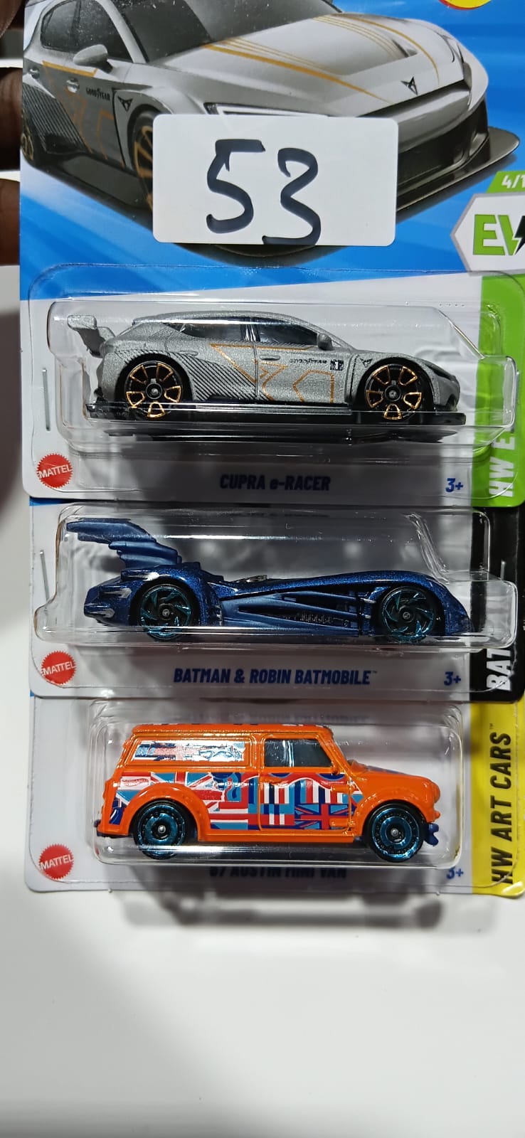 HOT WHEELS CASE-J MAINLINE (PACK OF 3) DIECAST
