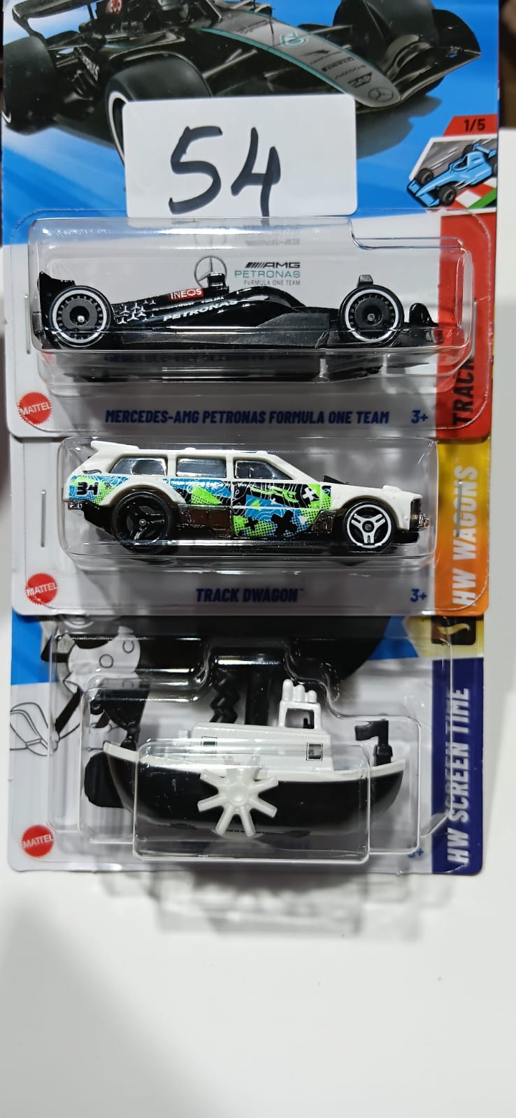 HOT WHEELS CASE-J MAINLINE (PACK OF 3) DIECAST