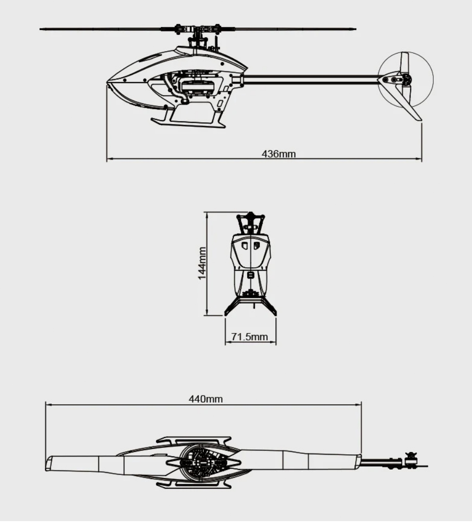 GOOSKY LEGEND S2 - BNF HELI ELECTRIC