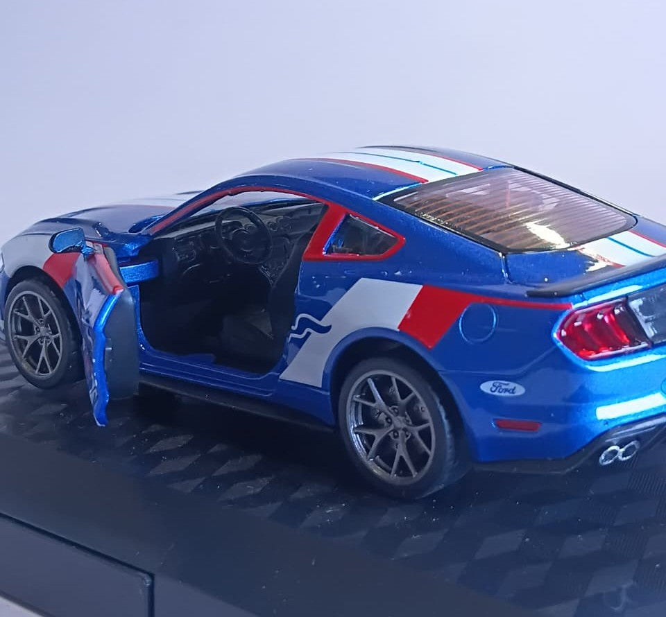 CCA FORD MUSTANG GT 2018 1:34 DIECAST MODEL 88702A BLUE