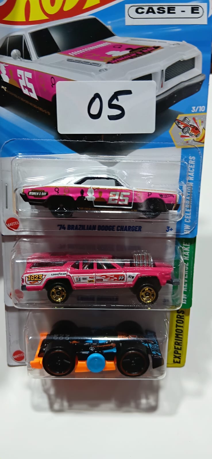 HOT WHEELS - CASE E (2025) - BASIC CAR ASSORTED (PACK OF 3 )-DIECAST