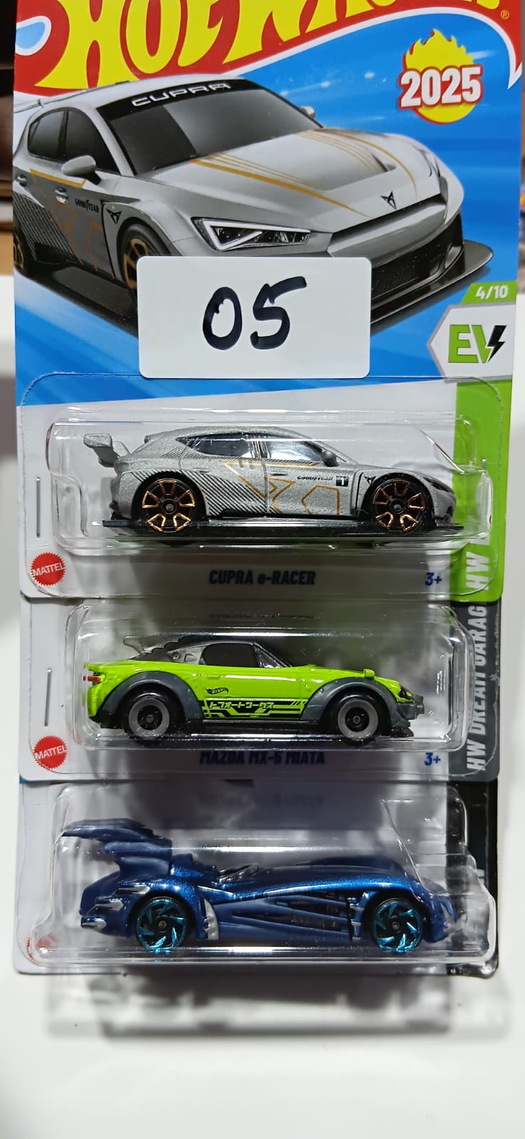 HOT WHEELS CASE-H MAINLINE (PACK OF 3) DIECAST
