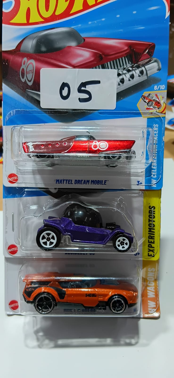 HOT WHEELS CASE-J MAINLINE (PACK OF 3) DIECAST